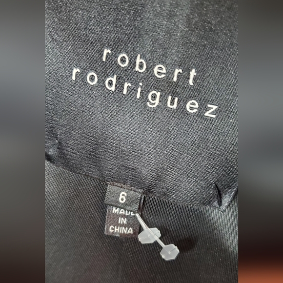 ROBERT RODRIGUEZ -size 6- metalic leather jacket 100%leather - Picture 11 of 12